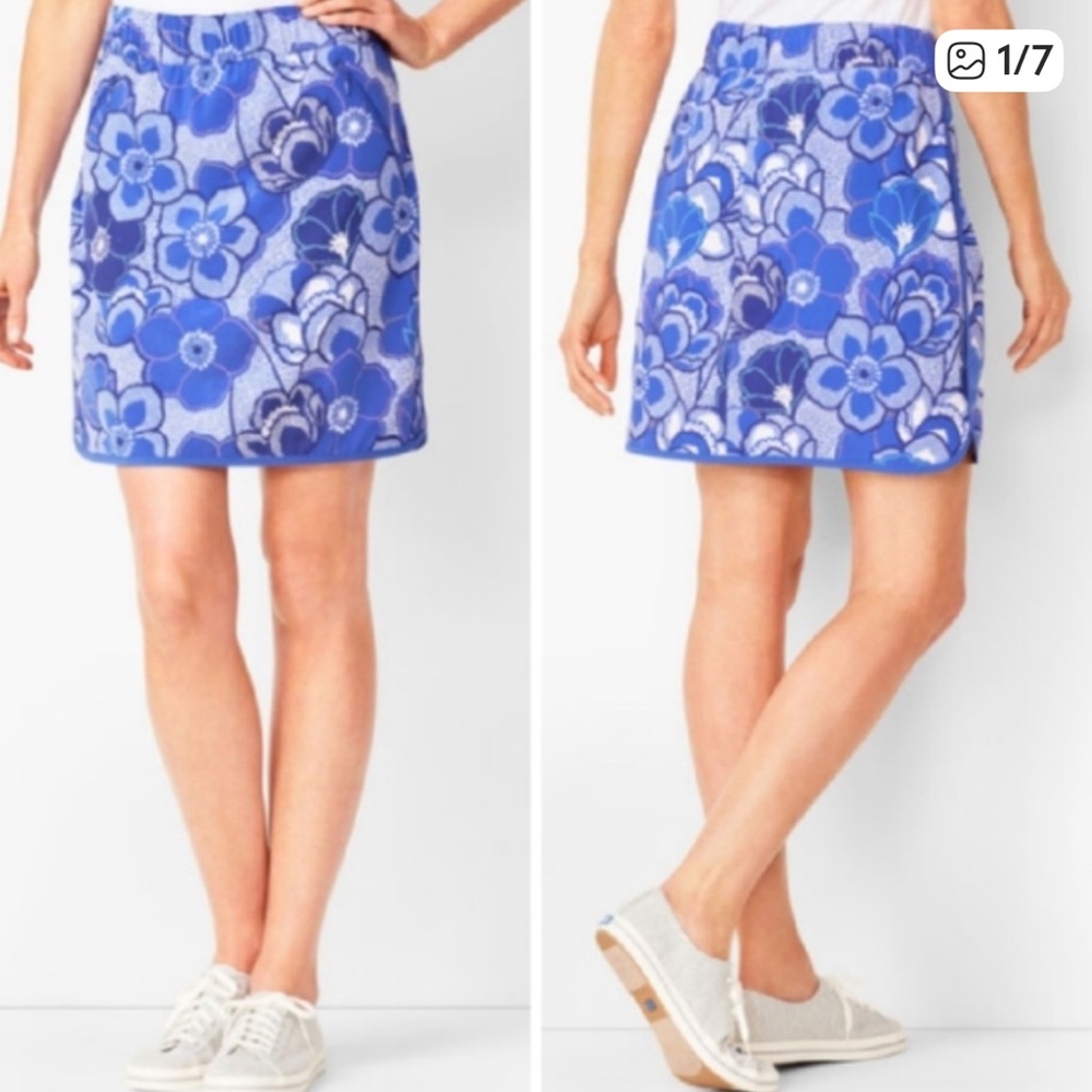 T by Talbots Golf Yoga Tennis Skort Pockets and Zippered Front Pockets Small
